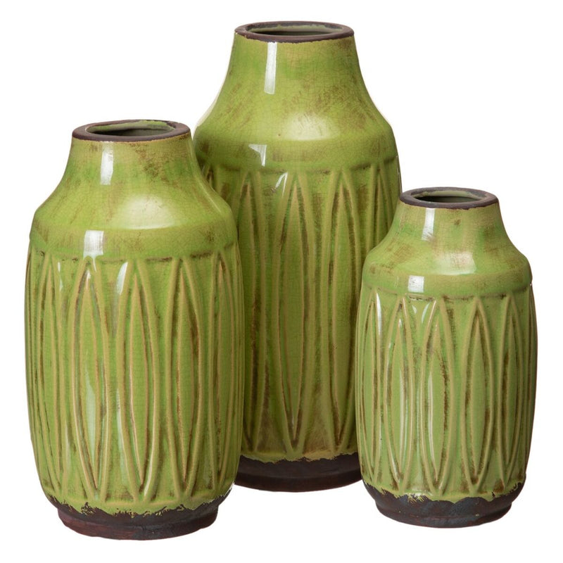 Vaso Ceramica Pistacchio 15 x 15 x 27,5 cm