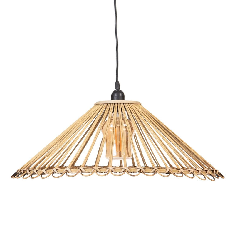 Lampadario 57 x 57 x 20,5 cm Naturale Bambù (2 Unità)