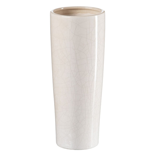 Vaso 13 x 13 x 33 cm Ceramica Beige
