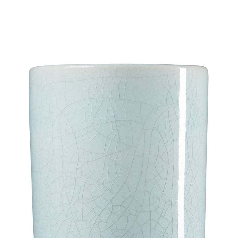 Vaso 13 x 13 x 33 cm Ceramica Turchese