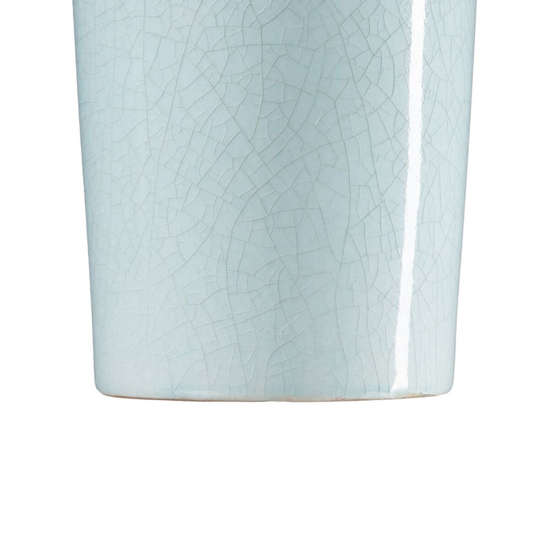 Vaso 13 x 13 x 33 cm Ceramica Turchese