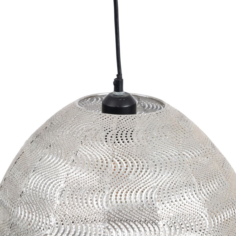 Lampadario 37 x 37 x 29 cm Metallo Argento