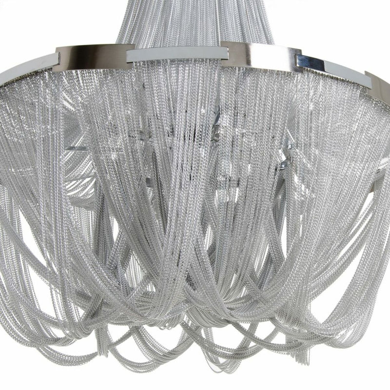 Lampadario 80 x 80 x 120 cm Metallo Argento