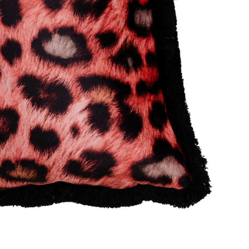 Cuscino Arancio Leopardo 45 x 45 cm