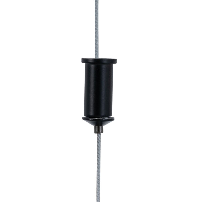 Lampadario 85 x 15 x 32 cm Cristallo Nero Metallo