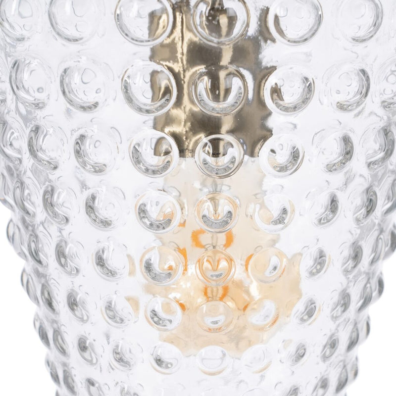 Lampadario Cristallo Metallo 20 x 20 x 27 cm