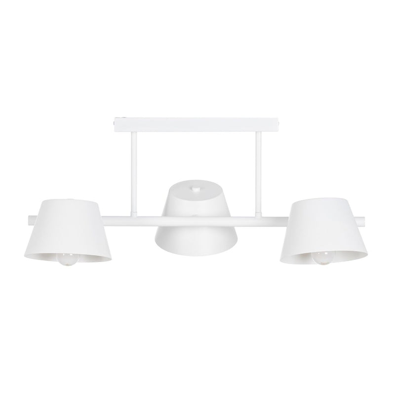 Lampadario 62,5 x 38 x 27,5 cm Metallo Bianco Ø 10 cm