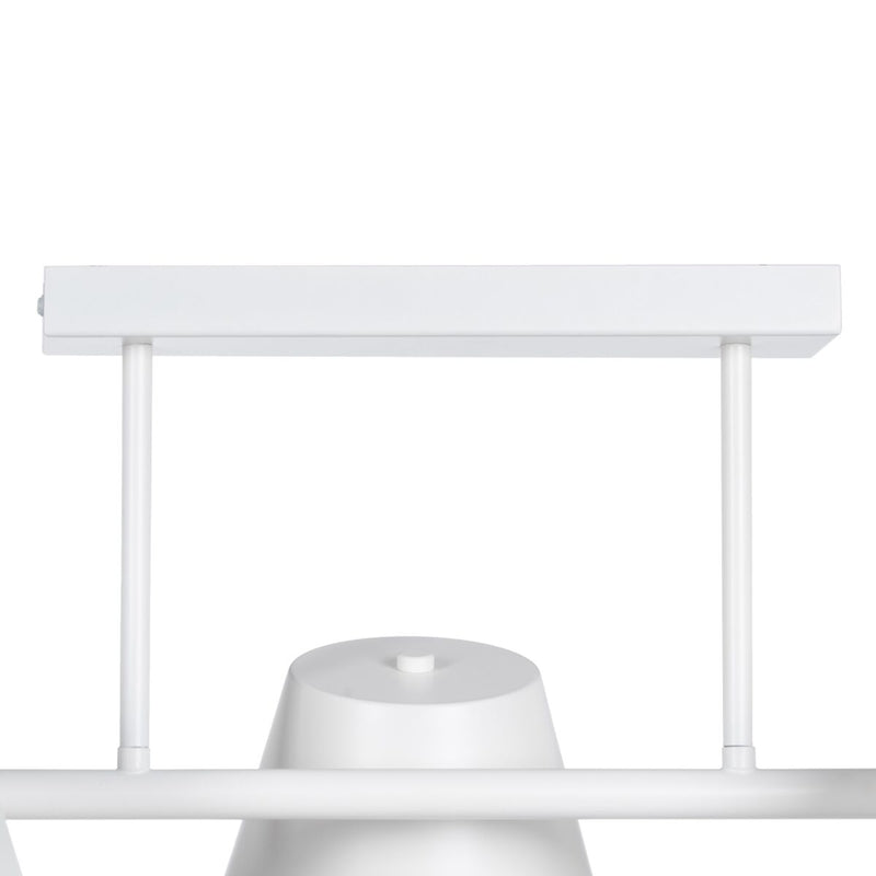 Lampadario 62,5 x 38 x 27,5 cm Metallo Bianco Ø 10 cm