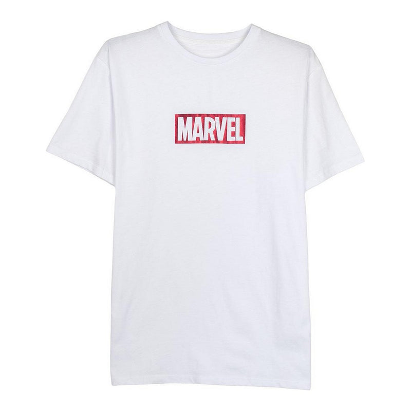 T-shirt Maglietta a Maniche Corte Uomo Marvel Bianco