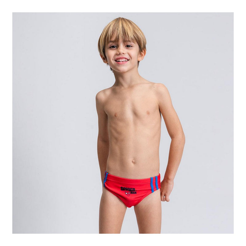 Costume da Bagno Slip da Bambino Spiderman Rosso