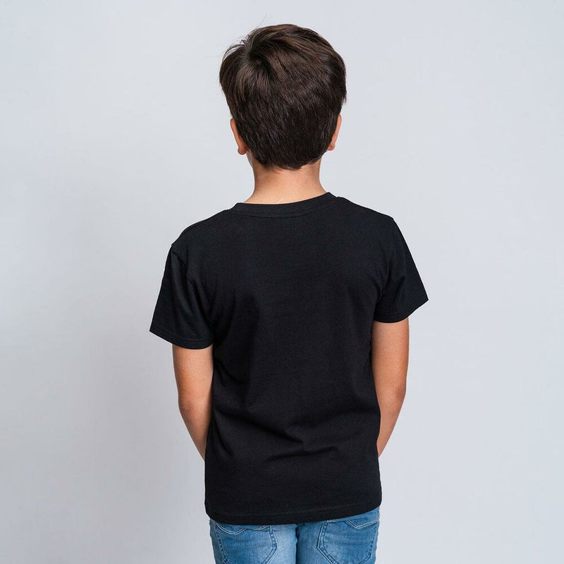 T-Shirt Maglietta a Maniche Corte per Bambini Batman Nero