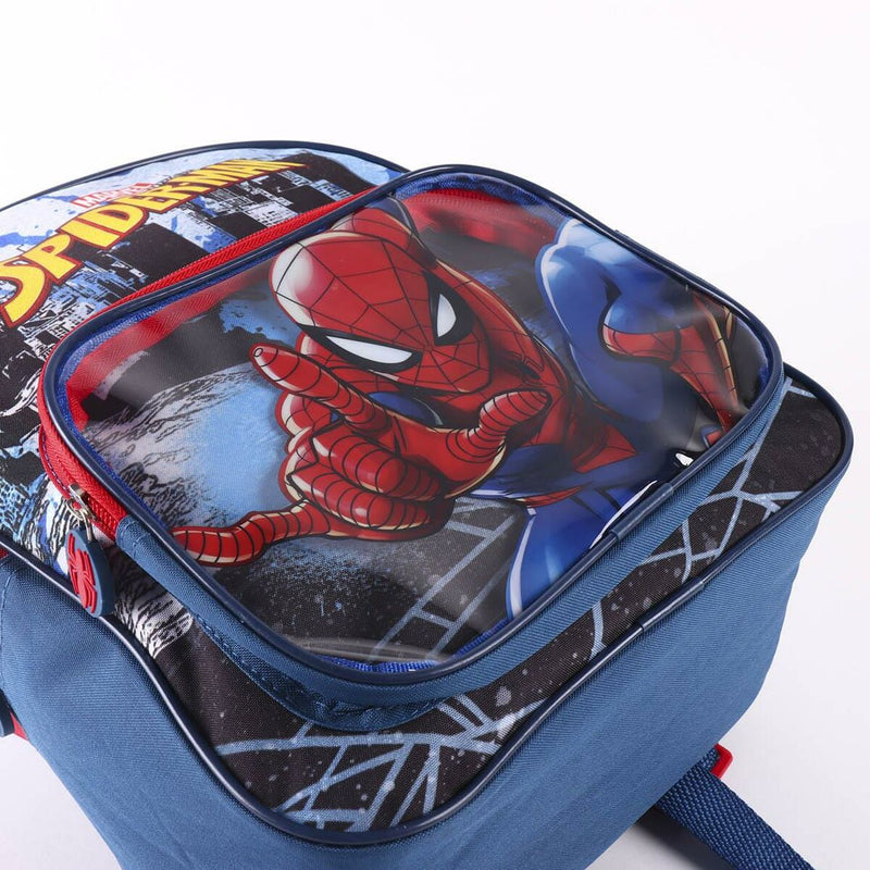 Zaino Scuola Spiderman Rosso (25 x 30 x 12 cm)
