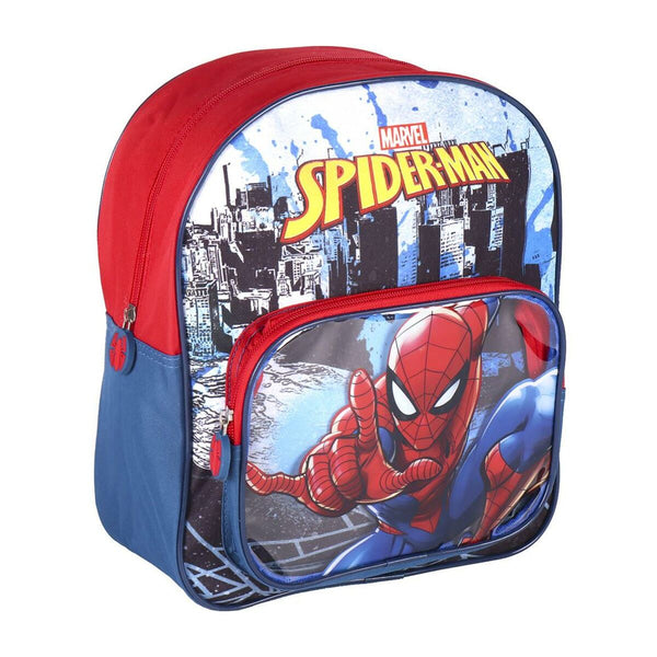 Zaino Scuola Spiderman Rosso (25 x 30 x 12 cm)