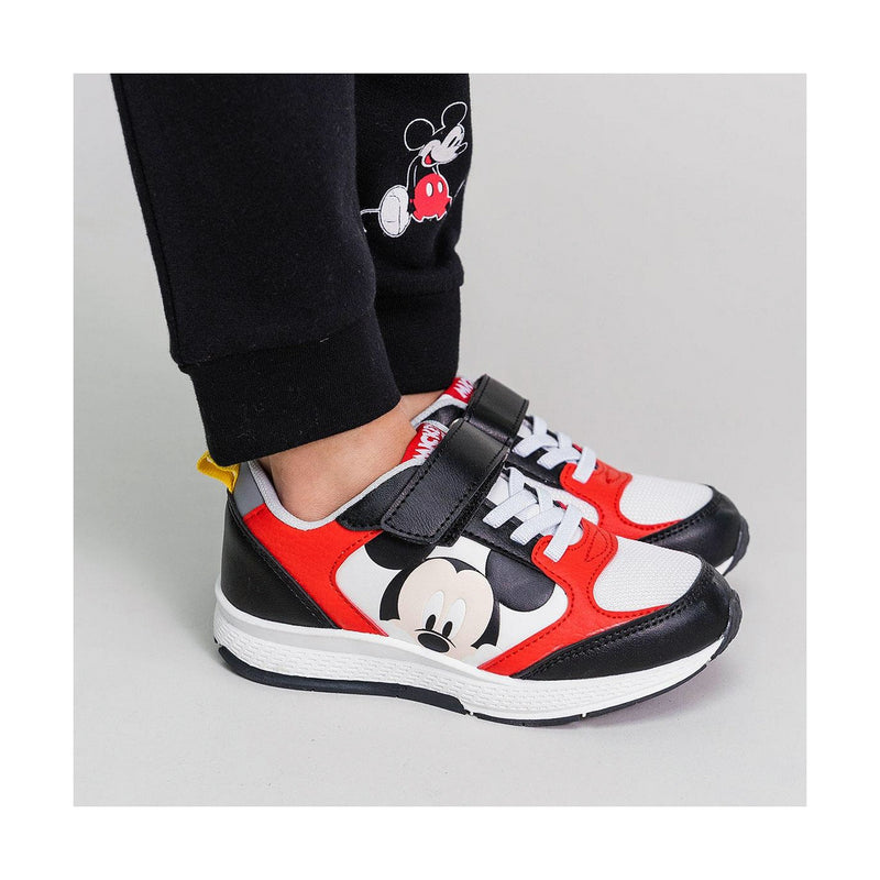 Scarpe Sportive per Bambini Mickey Mouse Nero Rosso