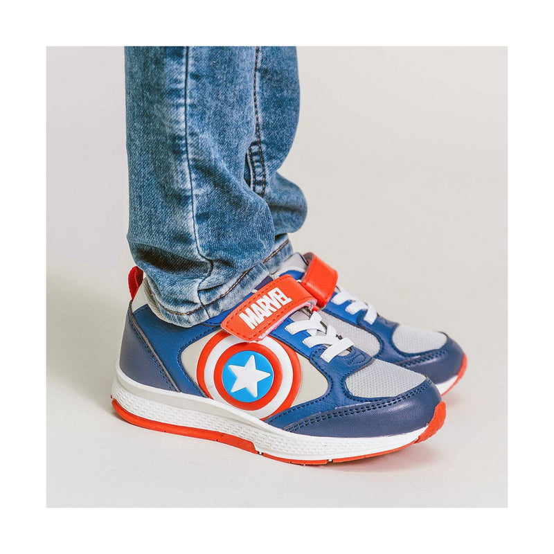 Scarpe Sportive per Bambini The Avengers Rosso Azzurro Grigio