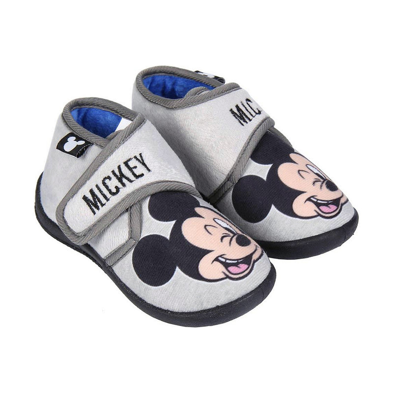 Pantofole Per Bambini 3D Mickey Mouse Grigio chiaro
