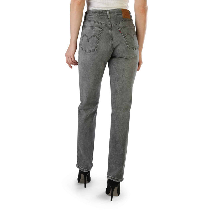 Levis 501 Donna Original Classic Jeans Neri stile Vintage Regular Fit
