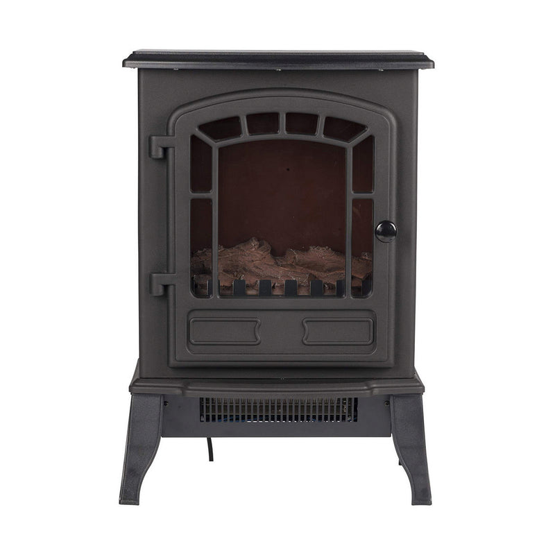 Camino Elettrico Decorativo da Parete Classic Fire Torino Nero 2000 W