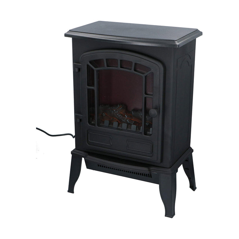 Camino Elettrico Decorativo da Parete Classic Fire Torino Nero 2000 W