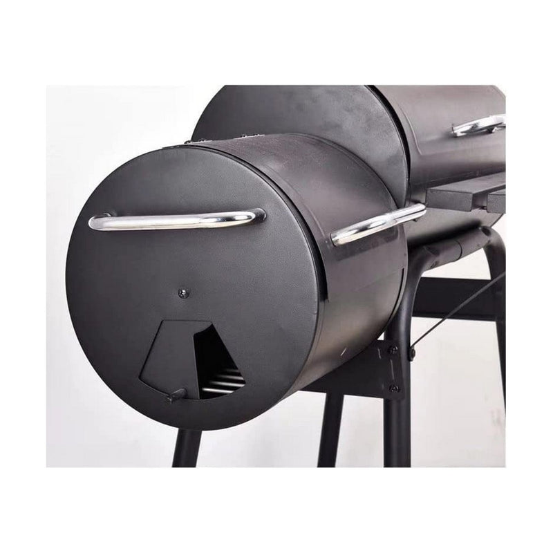 Barbecue Pro con Affumicatore Grill 112 x 63 x 112 cm con Coperchio e Termometro