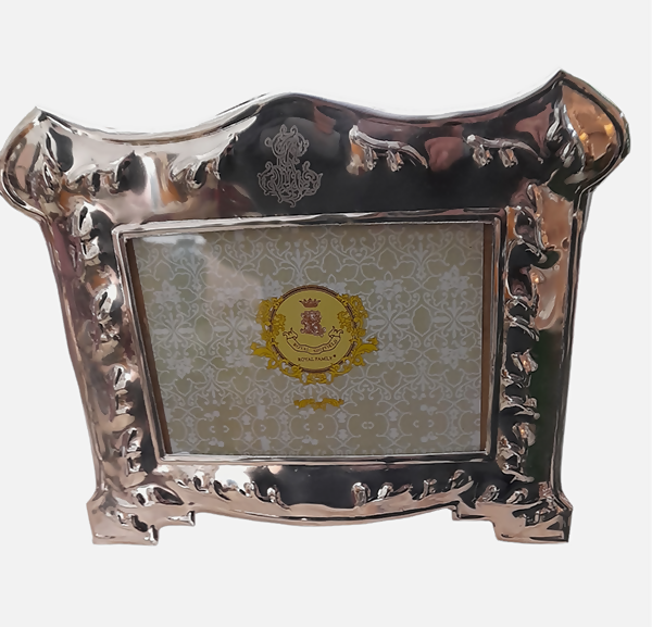 Cornice d'argento sheffield portafoto per matrimonio barresimo comunione