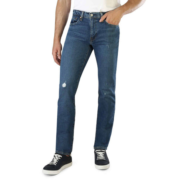 Levis 511 Slim Uomo Original Jeans Classici Blu Scuro Aderenti