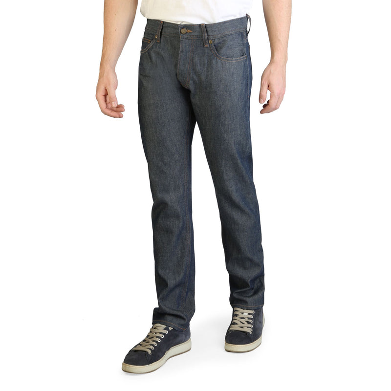 Pantaloni Jeans Uomo Regular Fit Tommy Hilfiger stile casual Blu Notte