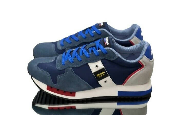 Sneakers Man Blauer USA - Modello Queens01/Mes Navy Royal