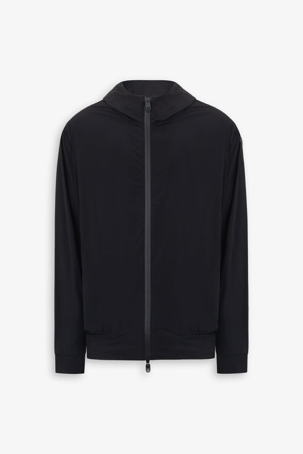 Giubbino modello felpa full zip nero