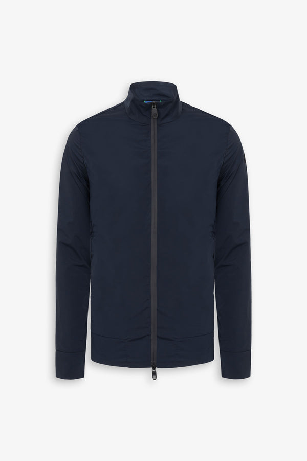 Giubbino tecnico full zip blu