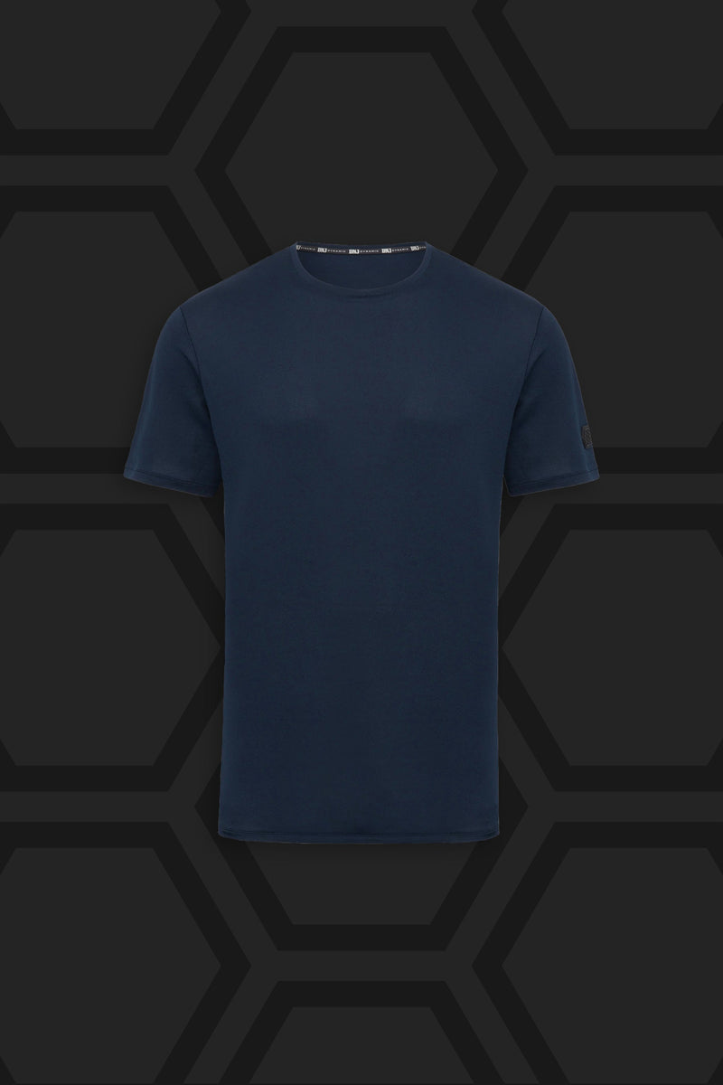 T-shirt tecnica basic blu DNJ