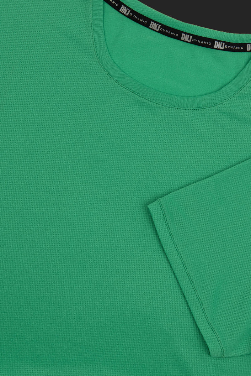 T-shirt tecnica basic verde DNJ