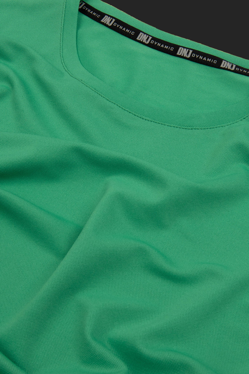 T-shirt tecnica basic verde DNJ