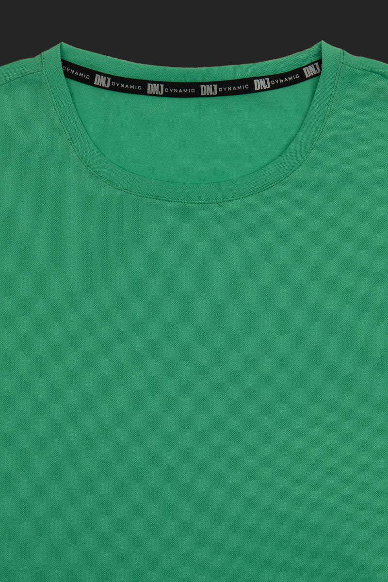 T-shirt tecnica basic verde DNJ