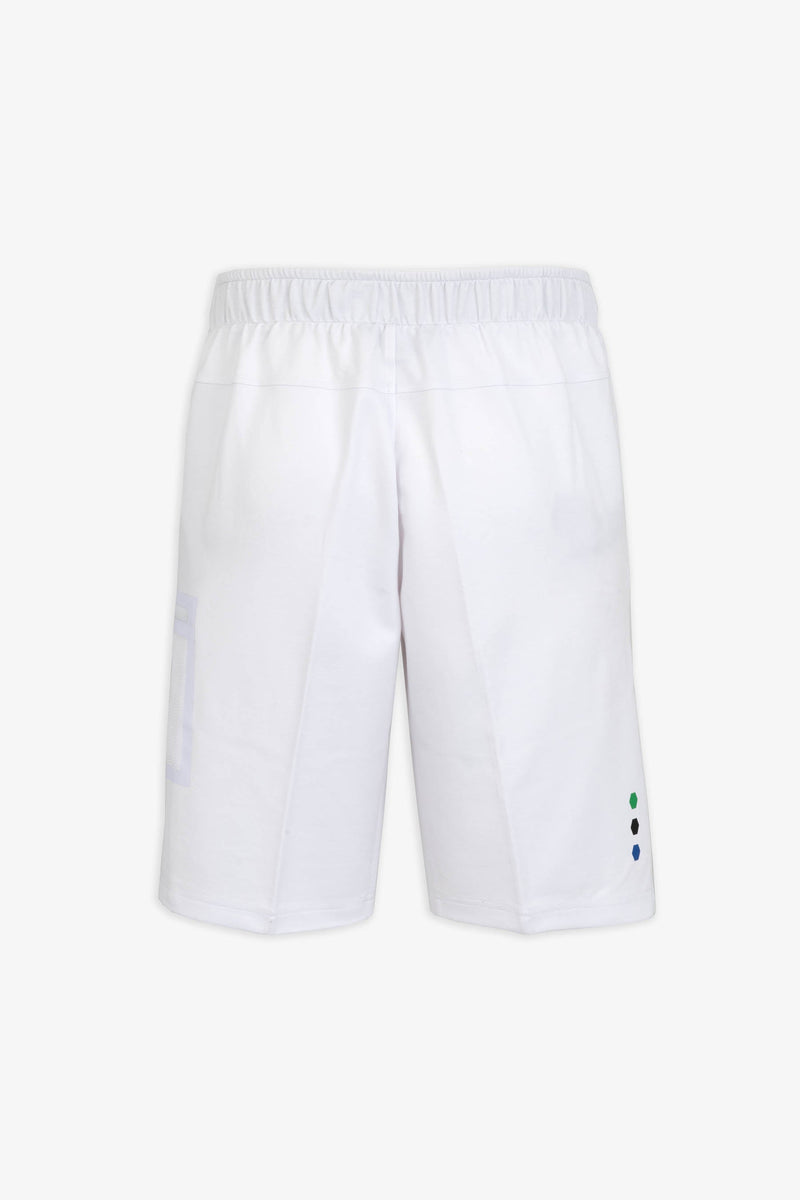 Pantaloncini Sportivi da Uomo Dan John - Bermuda tecnico morbido bianco DNJ