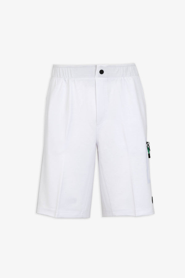 Pantaloncini Sportivi da Uomo Dan John - Bermuda tecnico morbido bianco DNJ