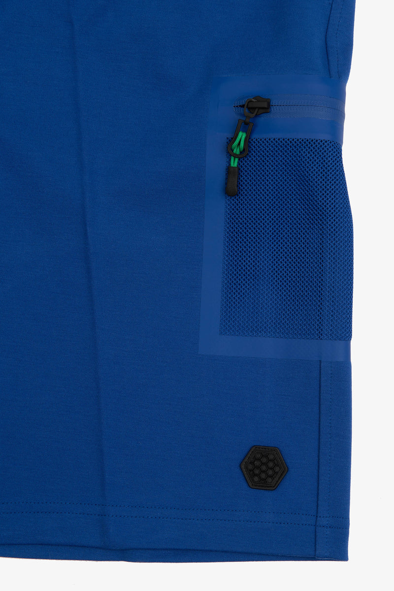 Pantaloncini Sportivi da Uomo Dan John - Bermuda tecnico morbido Blu Royal DNJ