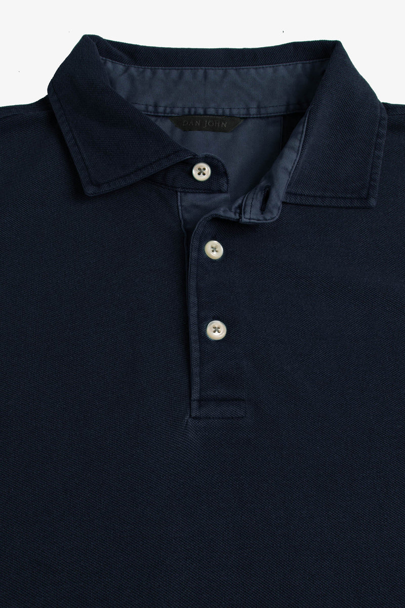 Polo piquet armaturata blu