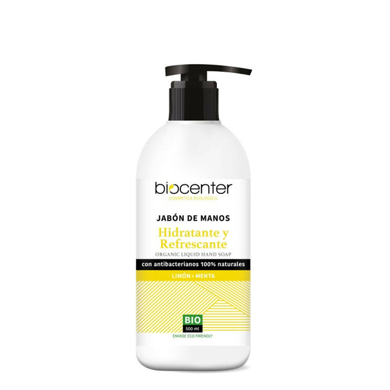 500 ml Sapone Mani Liquido Idratante E Rinfrescante Vegano Linea Top BioCenter