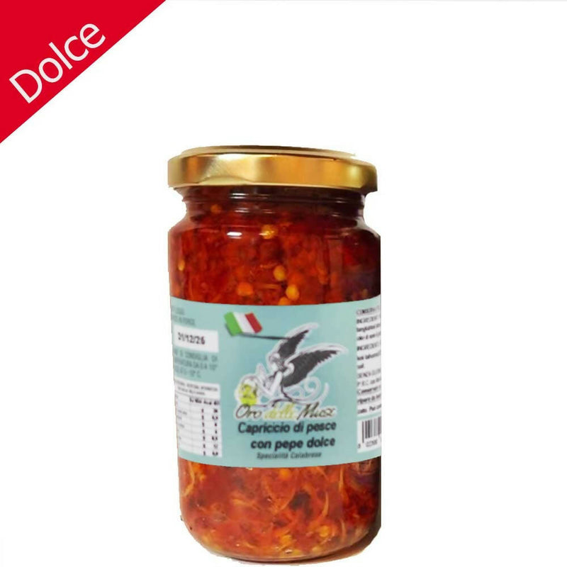 Capriccio di pesce dolce in vasetto Calabrese 200 gr Oro delle muse