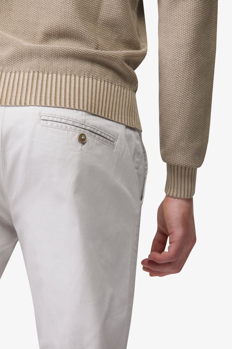 Pantaloni Chino Light da Uomo Dan John Bianchi stile casual Slim Fit