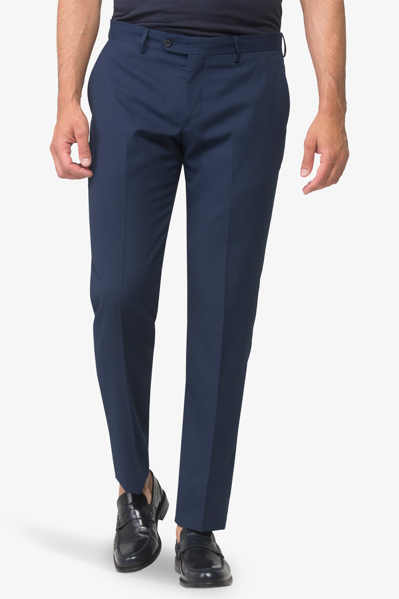 Pantalone da abito strutturato blu