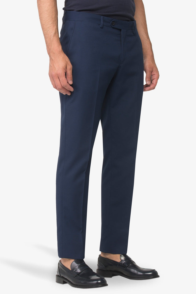 Pantalone da abito strutturato blu