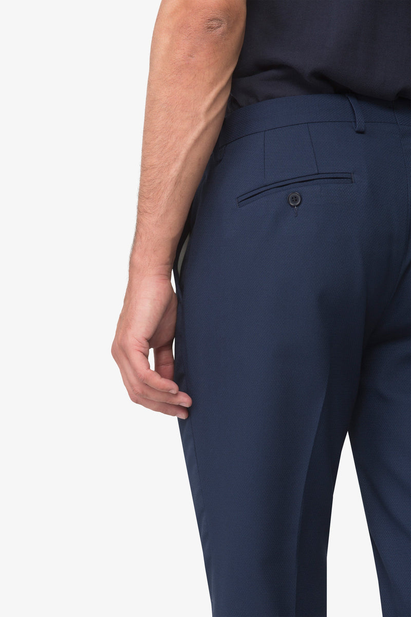 Pantalone da abito strutturato blu