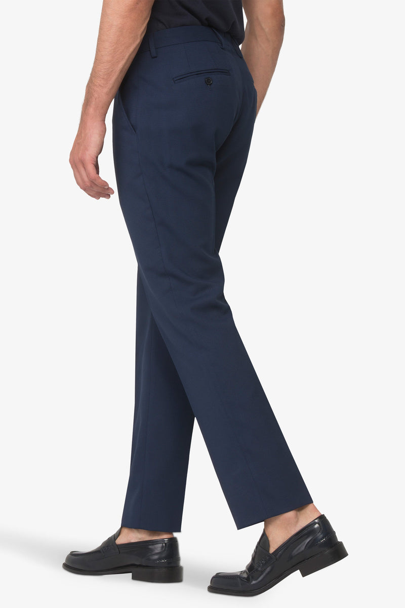 Pantalone da abito strutturato blu