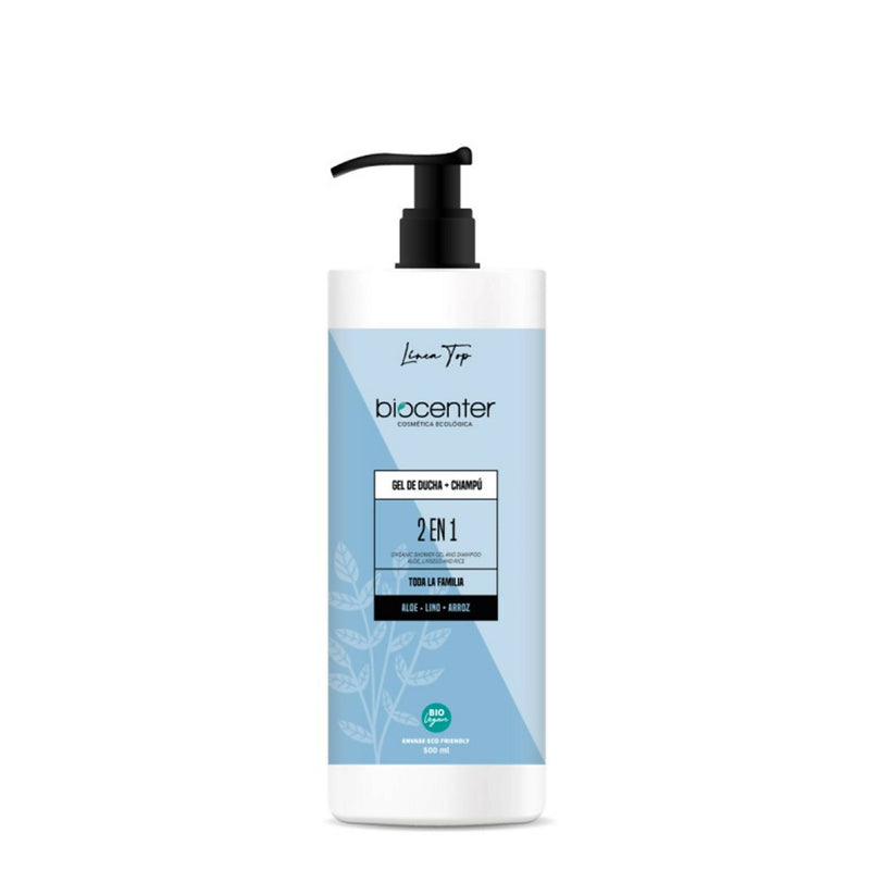 500 ml Gel Doccia Shampoo 2 In 1 Vegano Linea Top BioCenter