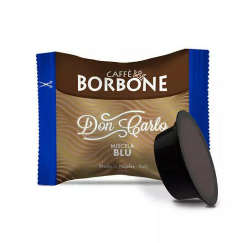 200 capsule Caffè Borbone compatibili Lavazza A Modo Mio® Don Carlo miscela BLU