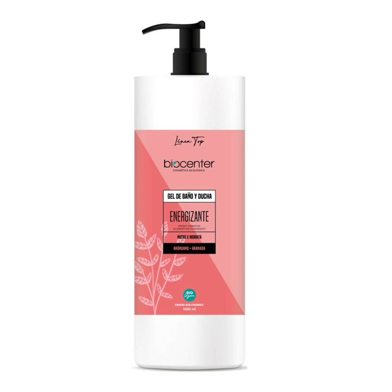 1000 ml Gel Bagno Doccia Energizzante Vegano Linea Top BioCenter