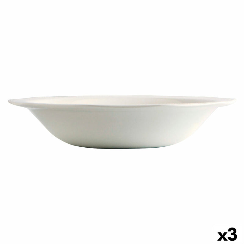 Insalatiera Churchill Artic Ceramica Bianco servizio di piatti (Ø 27,5 cm) (3 Unità)