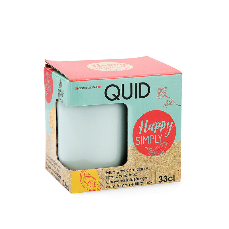 Tazza Quid Happy Simply Filtro per Infusioni (330 ml) (12 Unità)